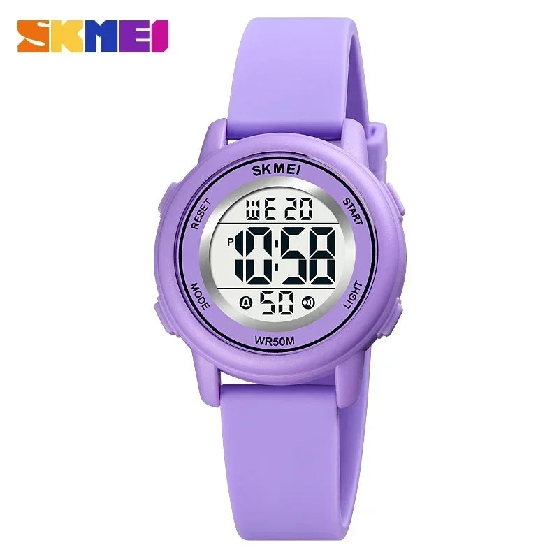SKMEI - Montre Enfant 1721 Digitale Sport - LED Coloré - Étanche 5 ATM - Alarme