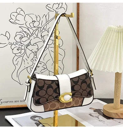 Sac à Main Femme Mode Haut de Gamme Design Luxe Rétro - Sac Bandoulière Tendance Exquis