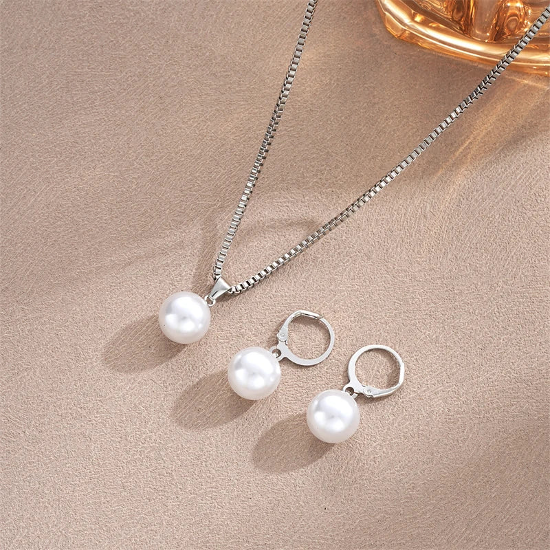 Collier Femme - Collier Élégant Perles - Collier Femme