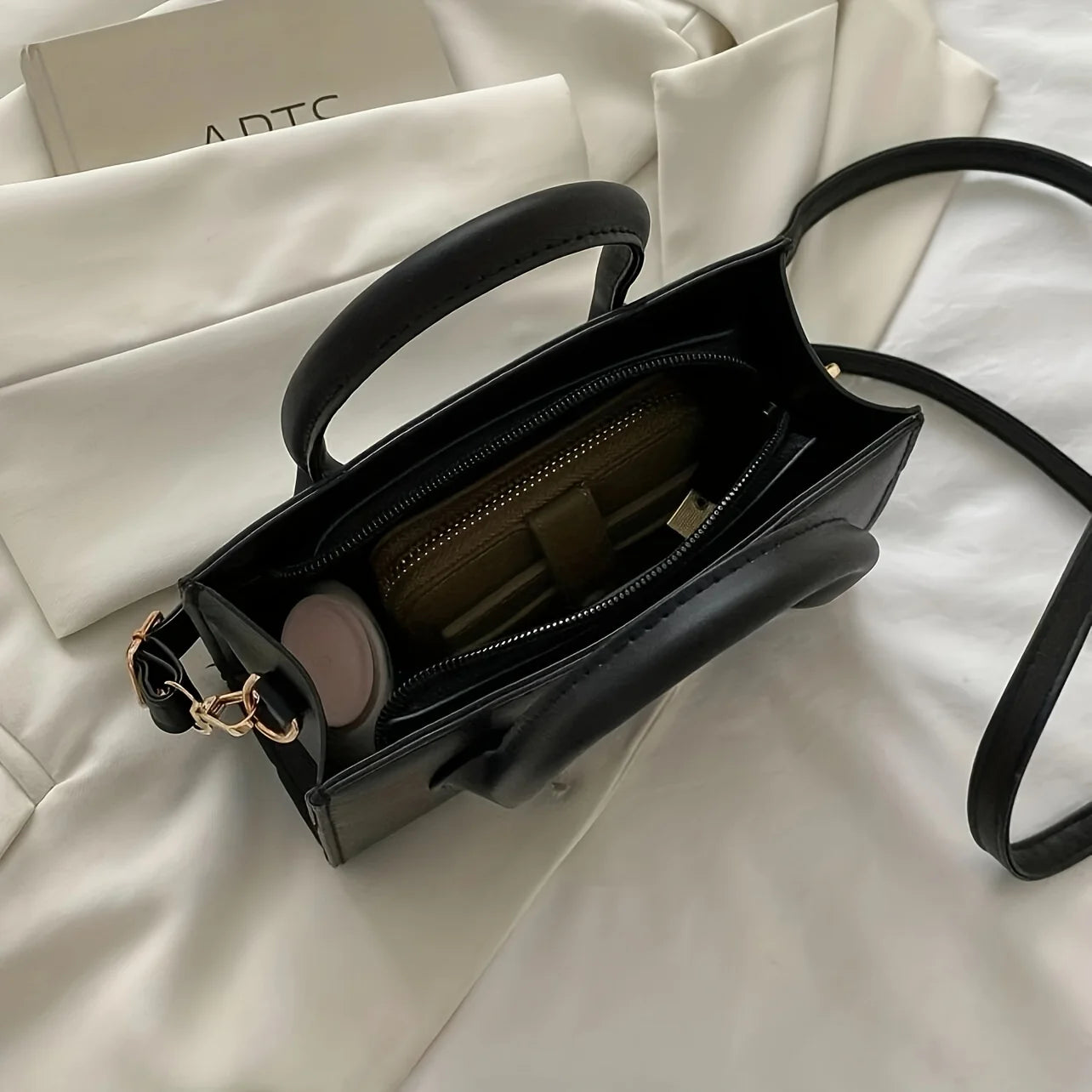 Sac à Main Femme Carré Minimaliste - Sac Bandoulière Designer FXZLLQ