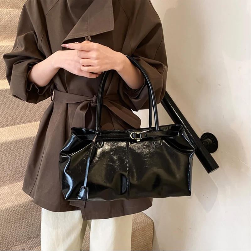 Sac à Main Femme Vintage Grande Capacité 2025 - Cabas Travail Underarm ABQP