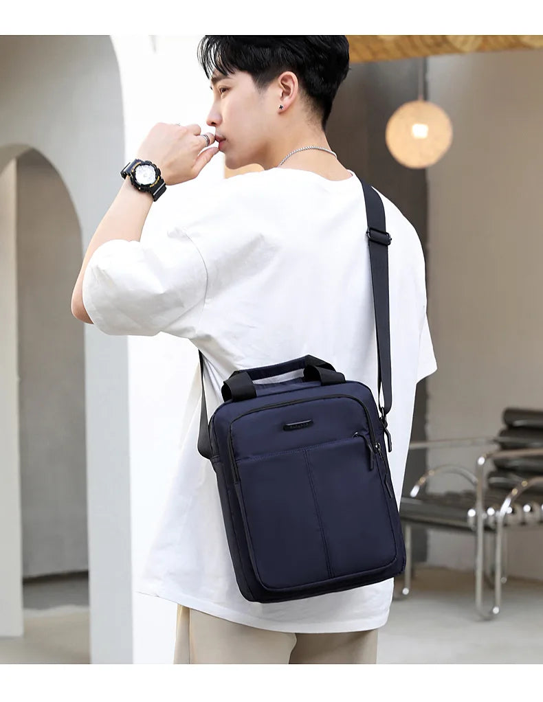 Sacoche Homme Grande Capacité Nylon - Sac Bandoulière Voyage Messenger