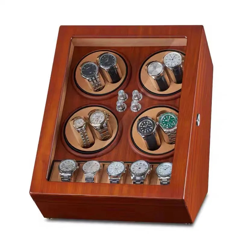 Remontoir à Montres ROLEX Automatiques 8+5 Bois - Coffret Luxe Rolex Rotation XISIDON