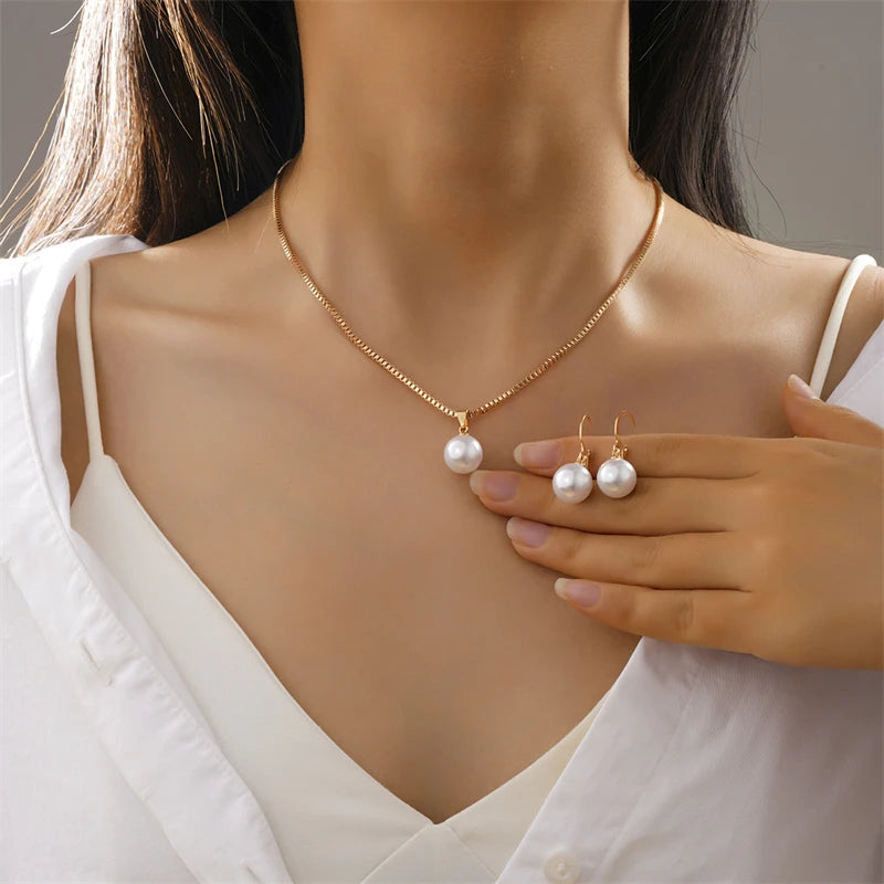 Collier Femme - Collier Élégant Perles - Collier Femme