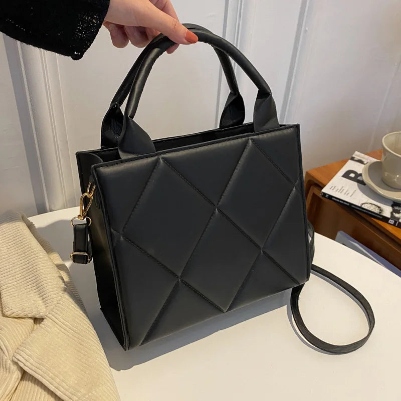 Sac à Main Femme Grande Capacité Cuir PU - Sac Bandoulière Casual Fashion