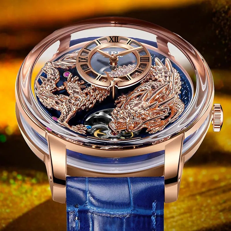 PINDU - Montre Homme Automatique M2797B Hommes 45.5MM Luxe