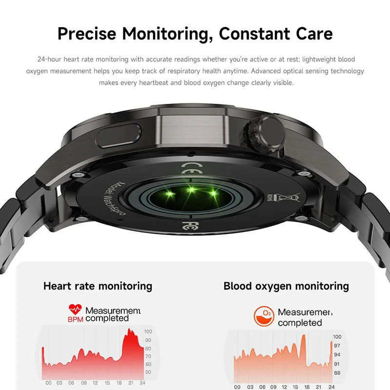 Montre Connectée Sport 2026 AMOLED NFC - Always Display, Appels Bluetooth, GPS, IP67, 30 Jours Autonomie