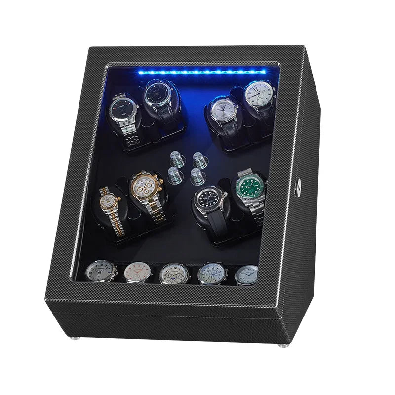 Remontoir à Montres ROLEX Automatiques 8+5 Bois - Coffret Luxe Rolex Rotation XISIDON