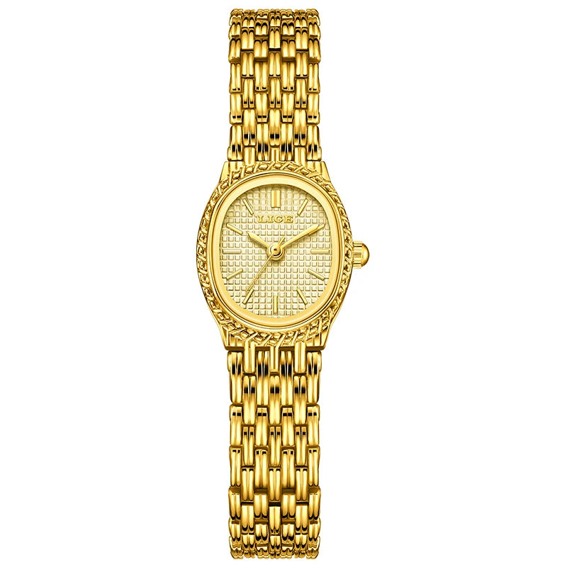 Montre Femme LIGE 2026 Luxe - Bracelet Acier Étanche Élégante Quartz