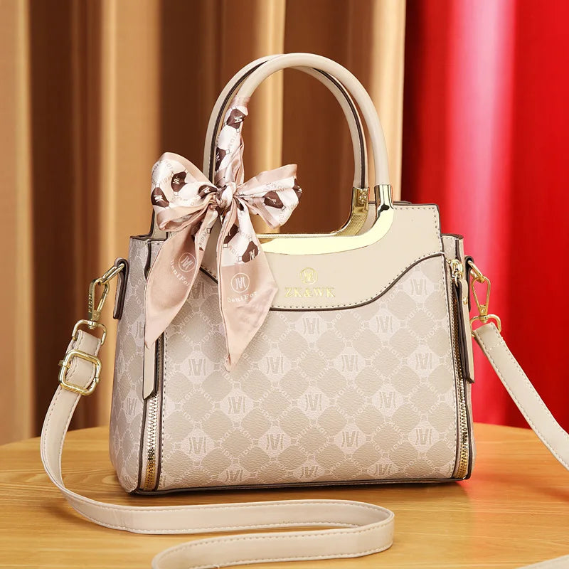 Sac à Main Femme Poignée Supérieure Foulard Décoratif - Cabas Imprimé YYW