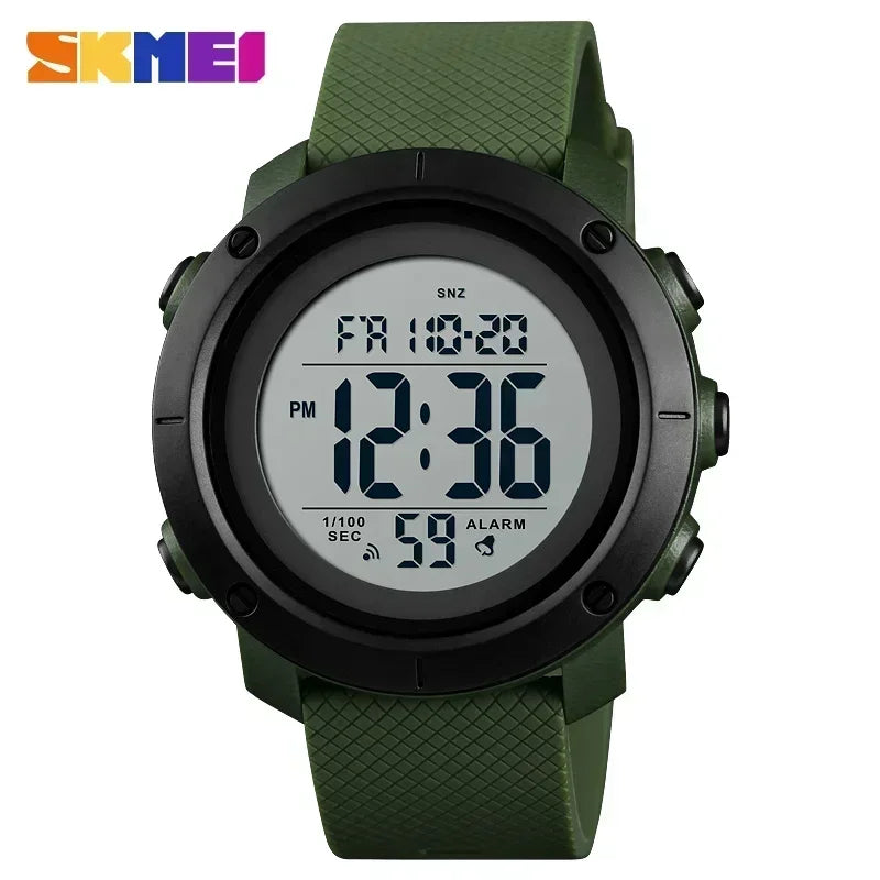 SKMEI - Montre Homme SKMEI 1426 Digitale Sport Militaire - Étanche 5 ATM - Alarme - Chronomètre - 46mm