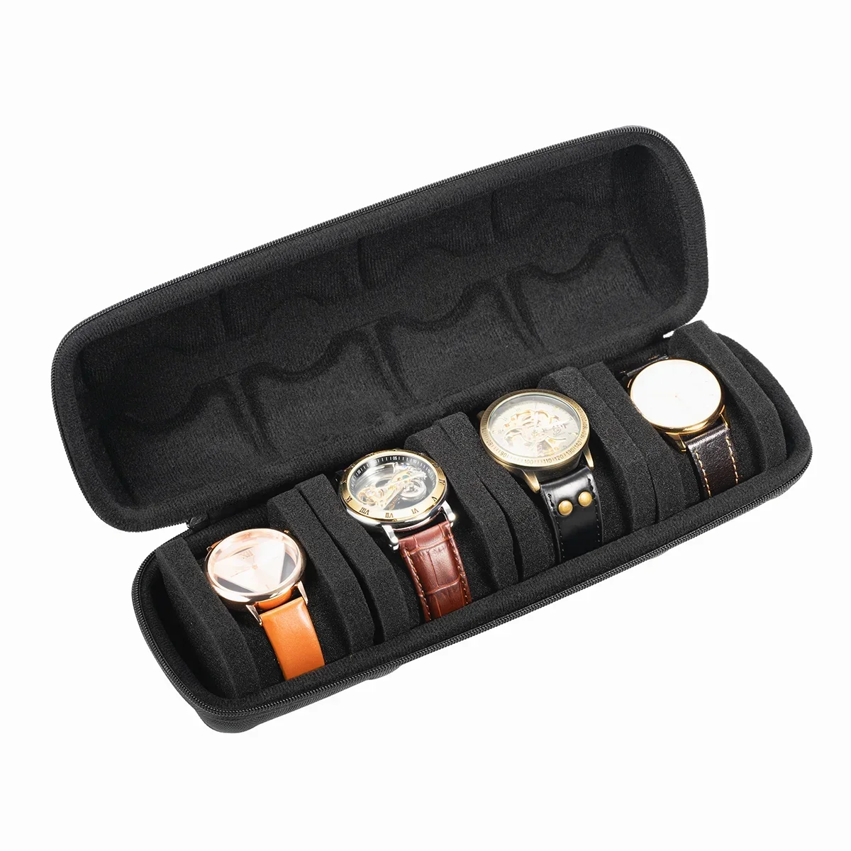Boîte à Montres Portable - Cuir - Organisateur Voyage - Homme Femme - Montres Intelligentes