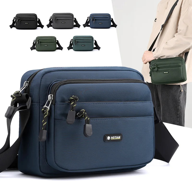 Sacoche Homme Bandoulière Oxford - Sacoche Messenger Business Casual Compact