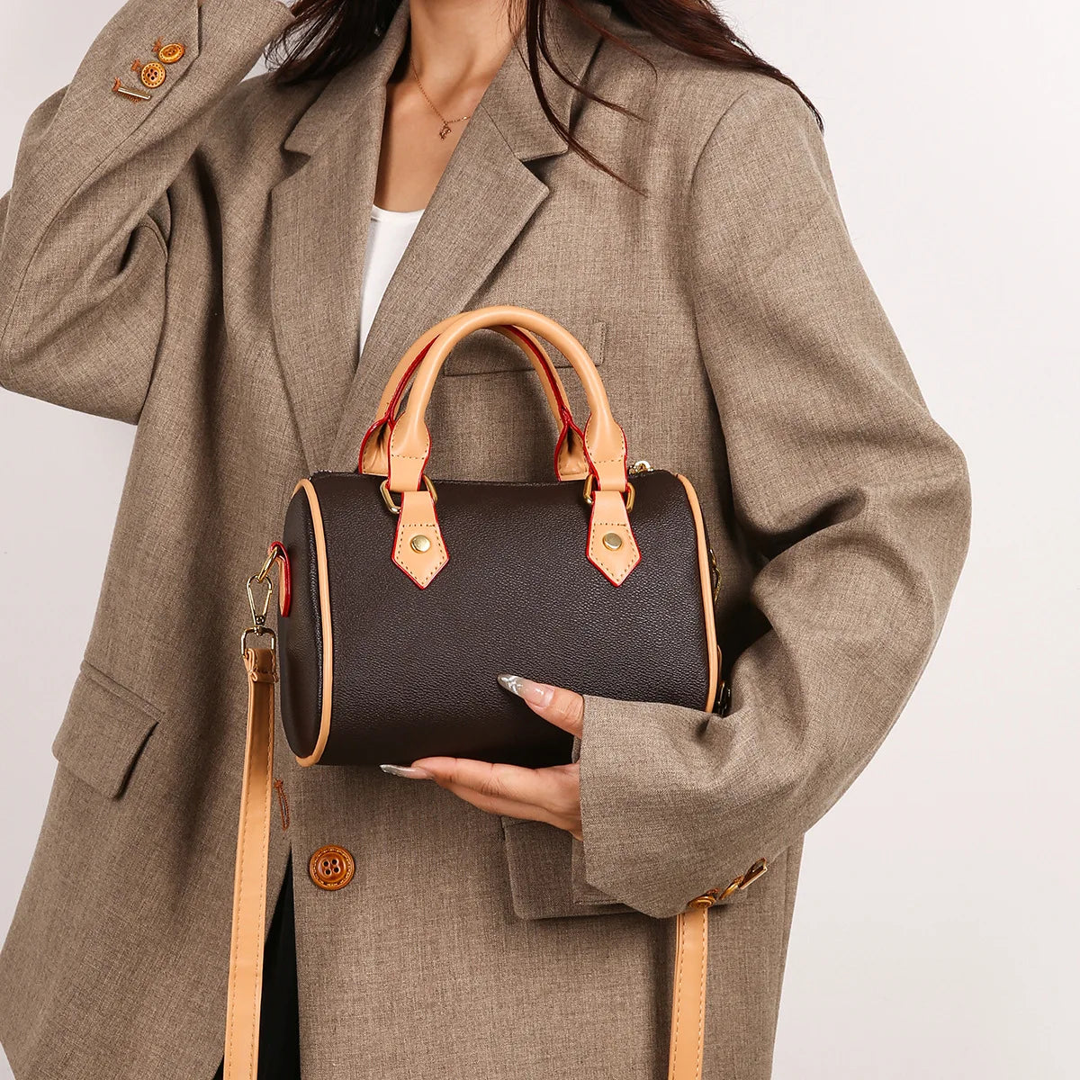 Sac à Main Luxe Bandoulière Femme - Crossbody Classique Polyvalent Jour/Nuit