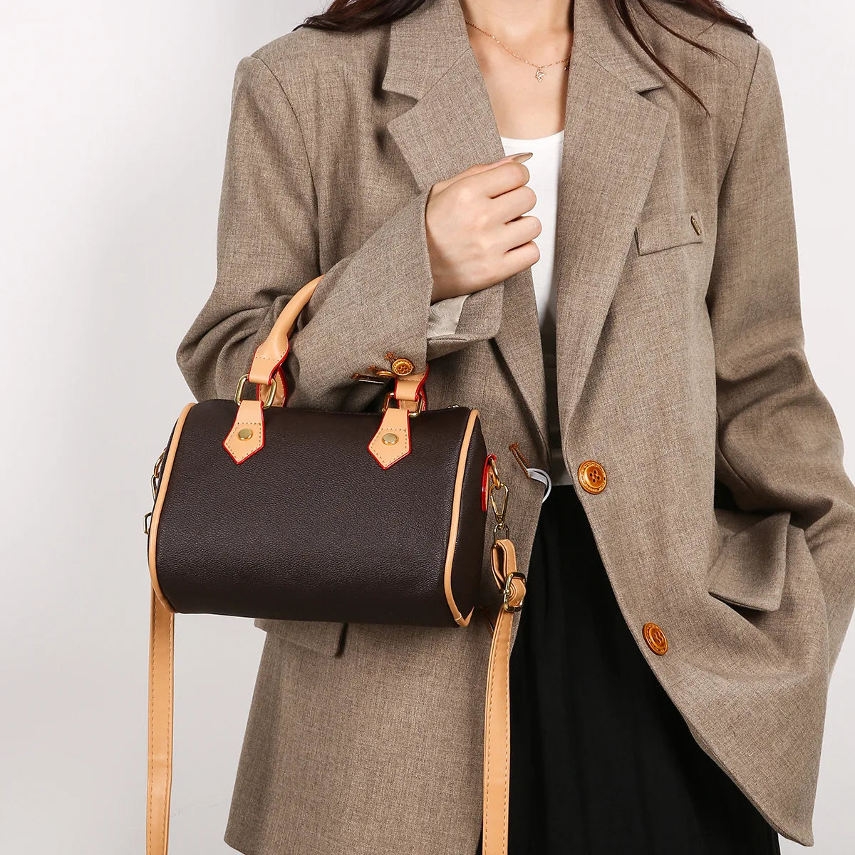 Sac à Main Luxe Bandoulière Femme - Crossbody Classique Polyvalent Jour/Nuit