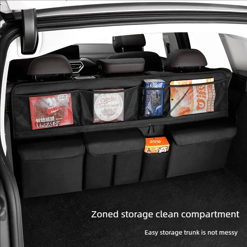 Sac de Rangement Coffre Voiture SUV - Organisateur Multifonctionnel Suspendu