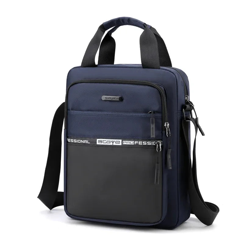 Sacoche Homme Grande Capacité Nylon - Sac Bandoulière Voyage Messenger